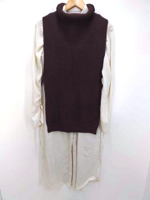 アメリ AMERI 20AW VEST LAYERED SHIRT DRESS レディース JPN：S