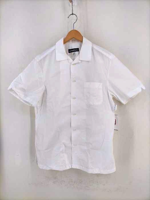 モニタリー MONITALY オープンカラー 半袖シャツ メンズ import：L