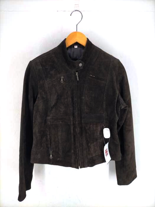 ユーズドフルギ USED古着 スウェードジップジャケット レディース JPN：XL