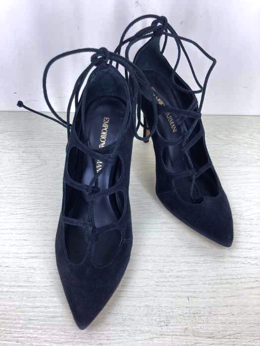 EMPORIO ARMANI(エンポリオアルマーニ) スウェード パンプス レディース  EUR：35