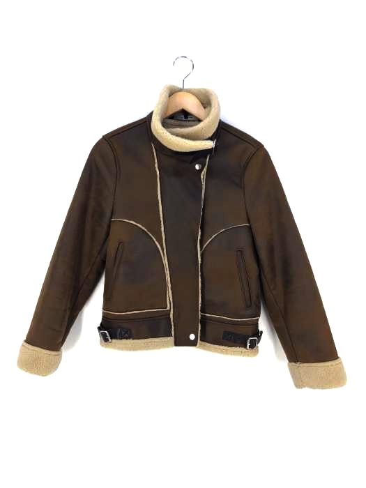 ザラトラファルック ZARA trafaluc フェイクムートンジャケット レディース  S
