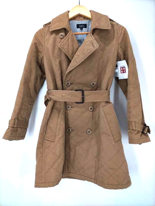 アーペーセー A.P.C. キルティングトレンチコート レディース import：XS