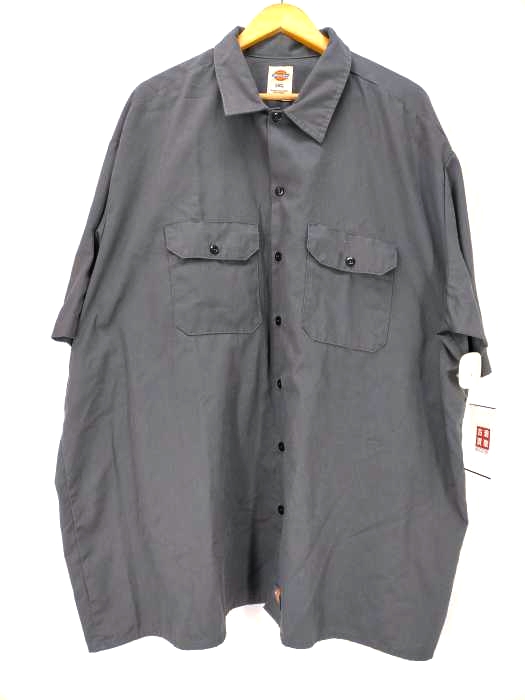 Dickies(ディッキーズ) バックプリント ビッグサイズ ワークシャツ メンズ import : 3XL