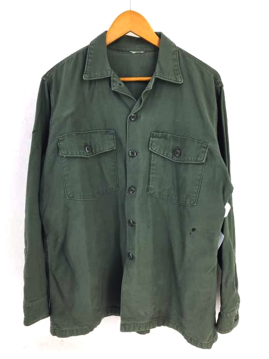 US ARMY(ユーエスアーミー) 67年 OG107 cotton sateen utility shirt メンズ 表記無