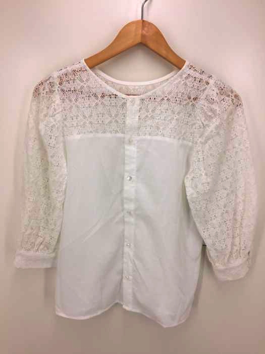Rope Picnic(ロペピクニック) 2WAY/刺繍レース7分袖ブラウス レディース JPN：38