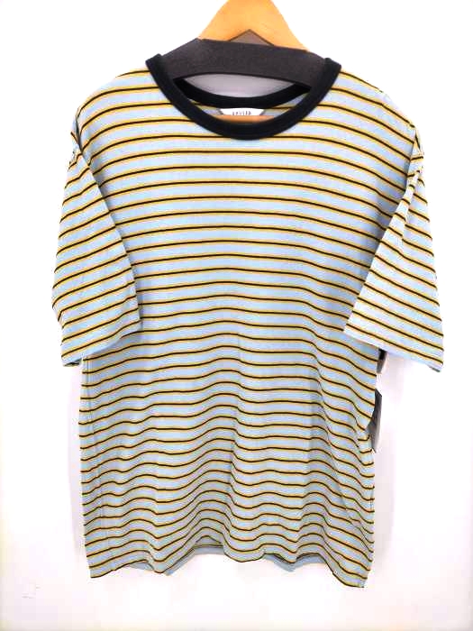 UNUSED(アンユーズド) クルーネックボーダーTシャツ メンズ JPN：2