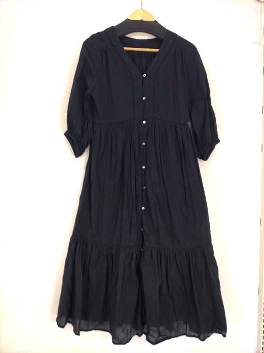 SLOBE IENA(スローブイエナ) 21SS コットンボイルVネックティアードワンピース レディース  36