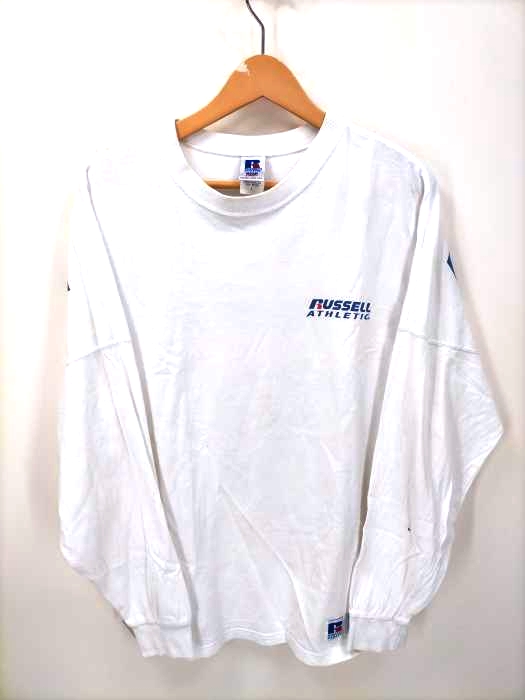 RUSSELL ATHLETIC(ラッセルアスレチック) ワンポイントロゴ L/S Tee メンズ  L