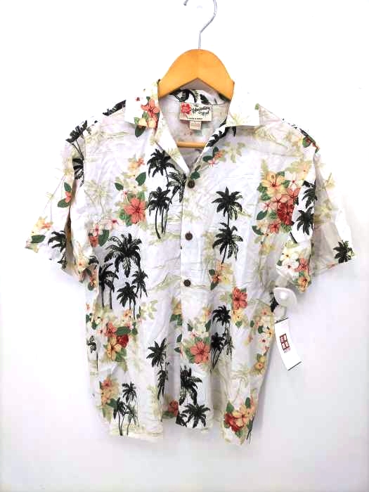 The Hawaiian Original(ハワイアンオリジナル) 開襟レーヨンアロハシャツ メンズ JPN：L