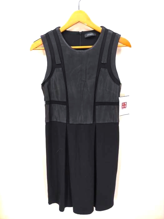 MAX & CO.(マックスアンドコー) エコレザー ブロックワンピース レディース JPN：S
