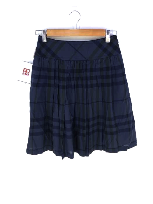 BURBERRY BLACK LABEL(バーバリーブラックレーベル) ひざ丈プリーツスカート レディース  38