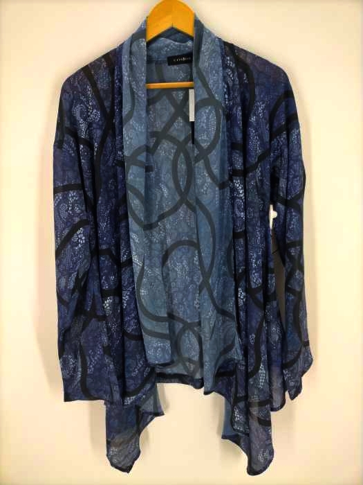 civa rize 18SS レース柄シフォンカーディガン メンズ JPN：46