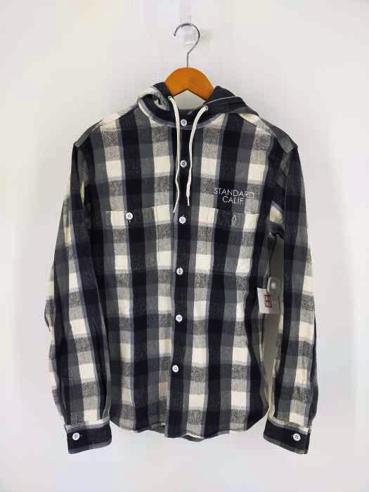 STANDARD CALIFORNIA(スタンダードカリフォルニア) 19AW SD Heavy Flannel Check Hood Shirt メンズ JPN：M
