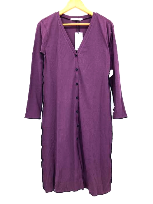 moussy(マウジー) RIB LONG CARDIGAN レディース FREE