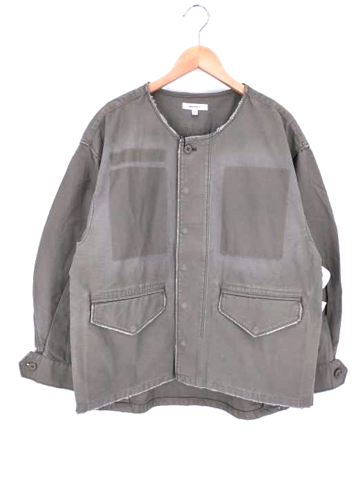 マウジー moussy COLLARLESS MILITARY JACKET レディース  FREE