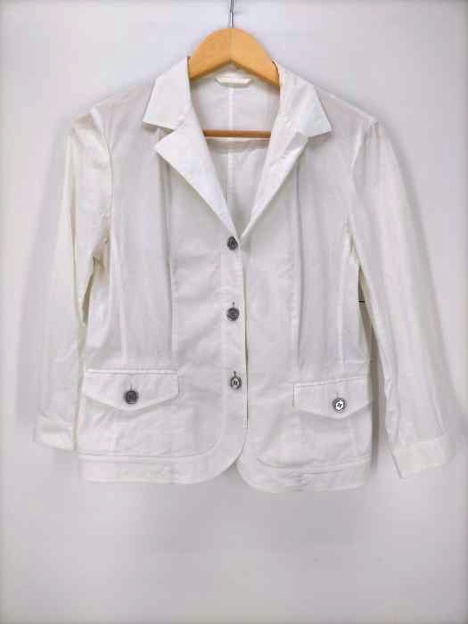 BURBERRY LONDON(バーバリーロンドン) 3Bテーラードジャケット 銀ボタン レディース EUR：40
