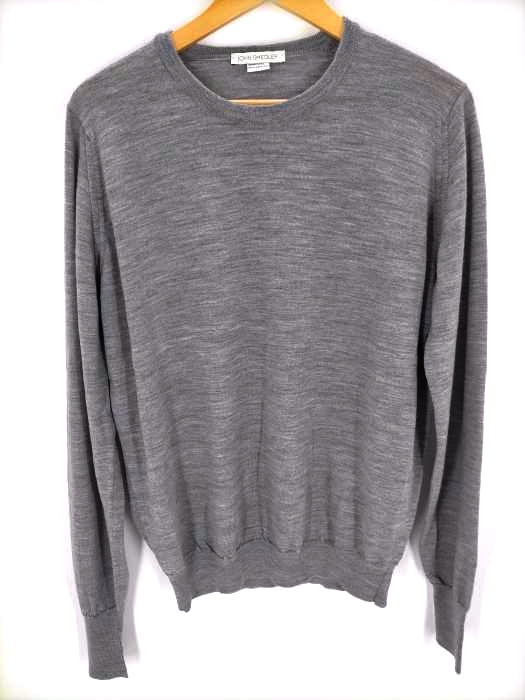 JOHN SMEDLEY(ジョンスメドレー) イングランド製 クルーネックニット メンズ JPN：M