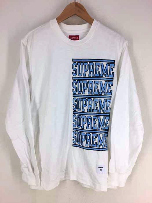 シュプリーム Supreme  ロゴプリントロングスリーブTシャツ メンズ  S