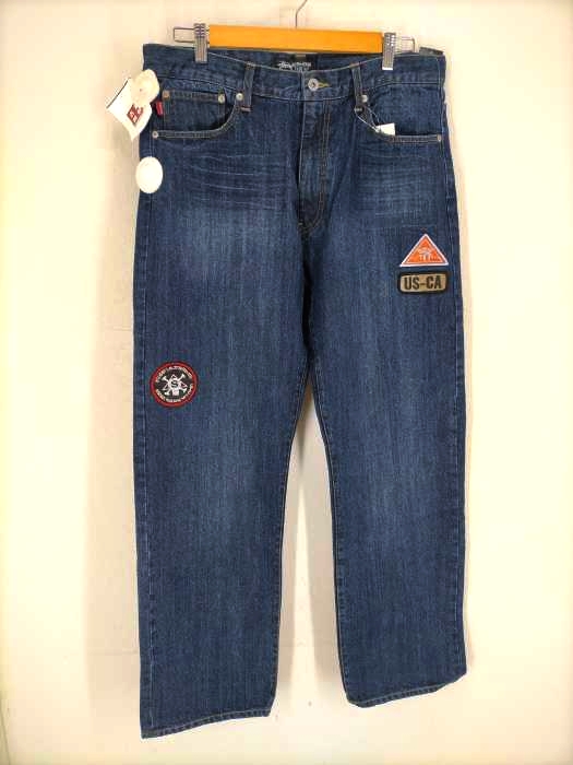 Stussy(ステューシー) ROUGH and RUGGED パッチワークジップフライデニム メンズ  34