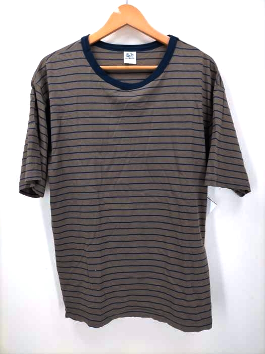 FRUIT OF THE LOOM(フルーツオブザルーム) 別注 ボーダー リンガーTシャツ メンズ JPN：L