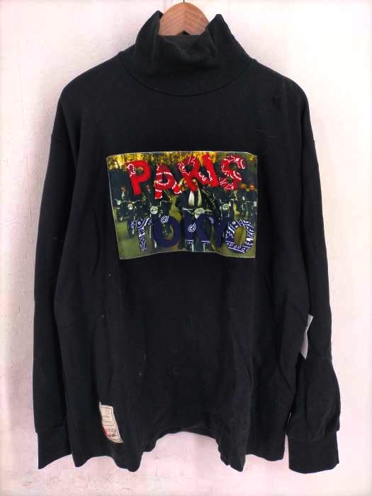 セヴシグ SEVESKIG タートルネックパネルロングTシャツ メンズ JPN：XL