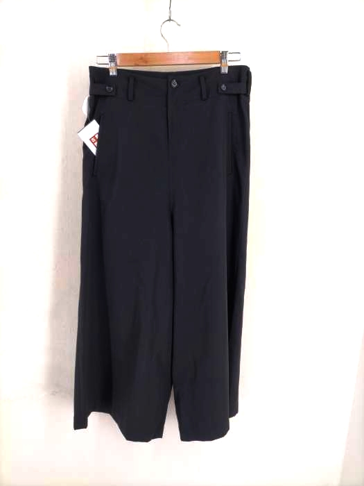 ヨウジヤマモト プリュスノアール YOHJI YAMAMOTO+NOIR ワイドスラックスパンツ レディース JPN：2