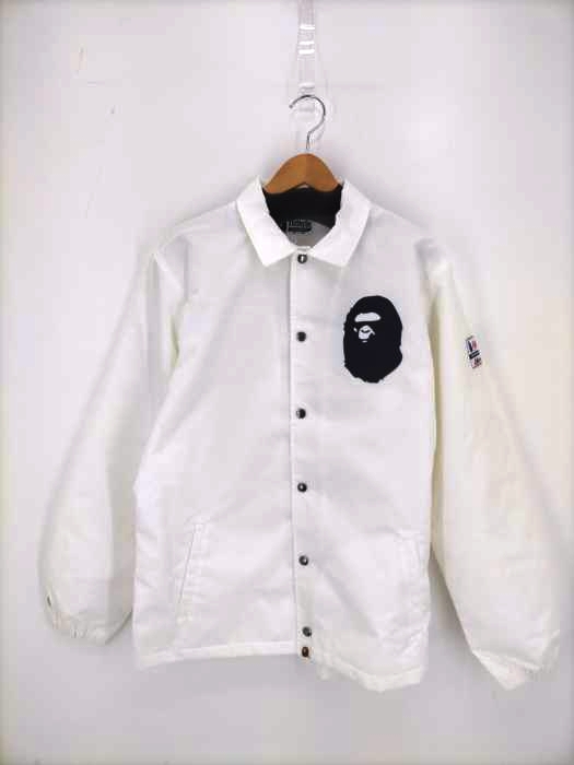 アベイシングエイプ A BATHING APE MAJESTIC COACH JACKET ナイロンコーチジャケット メンズ import：L
