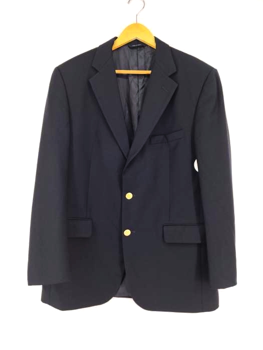 ブルックスブラザーズ BROOKS BROTHERS カシミヤ混 紺ブレ 金ボタン 2Bシングルテーラードジャケット メンズ 表記無