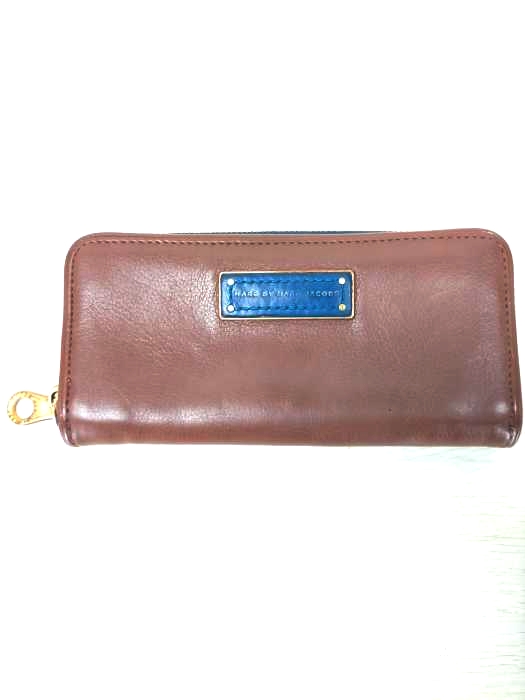 マークバイマークジェイコブス Marc by Marc Jacobs レザー ラウンドジップ長財布 レディース 表記無
