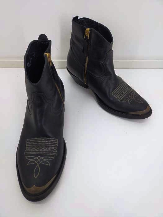 ゴールデングース GOLDEN GOOSE ショートウエスタンブーツ レディース  37