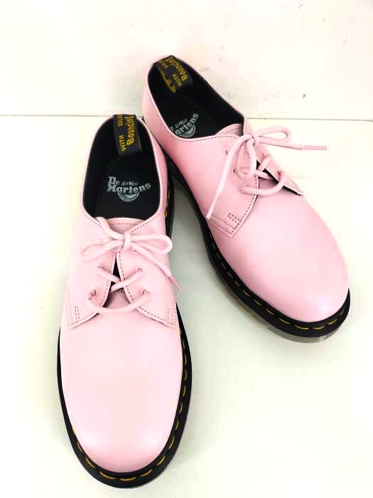 ドクターマーチン Dr.Martens 1461 ICED 3EYE レザーシューズ PALE PINK メンズ UK：8
