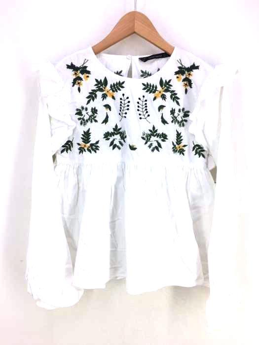 ZARA Trafaluc collection（ザラトラファルクコレクション） 刺繍ブラウス レディース トップス シャツ・ブラウス