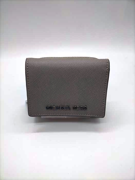 MICHEL KORS（マイケルコース）  三つ折り財布 PEARL GRAY レディース 財布・ケース 三つ折り財布
