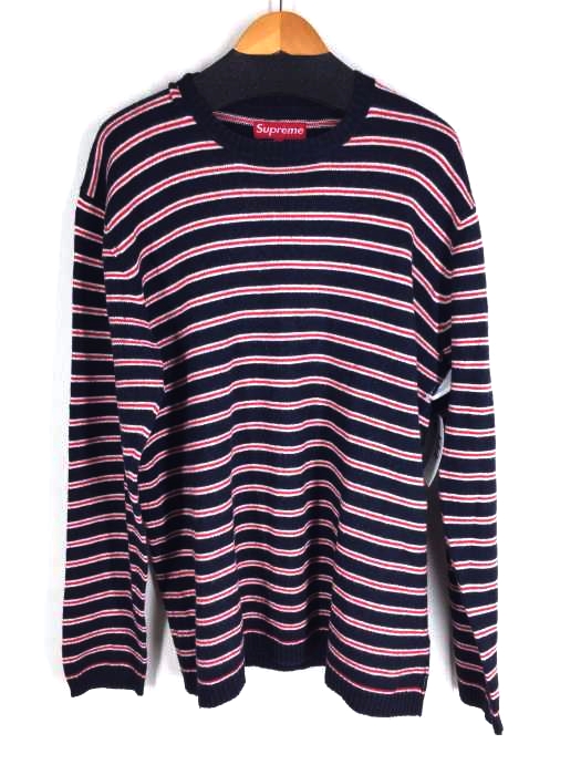 Supreme ボーダー ニットセーター Supreme（シュプリーム） 初期タグ border sweater メンズ トップス