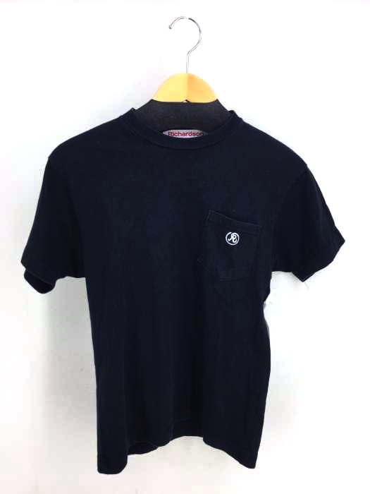 RICHARDSON(リチャードソン) ポケット付き 刺繍 クルーネックTシャツ レディース トップス Tシャツ・カットソー