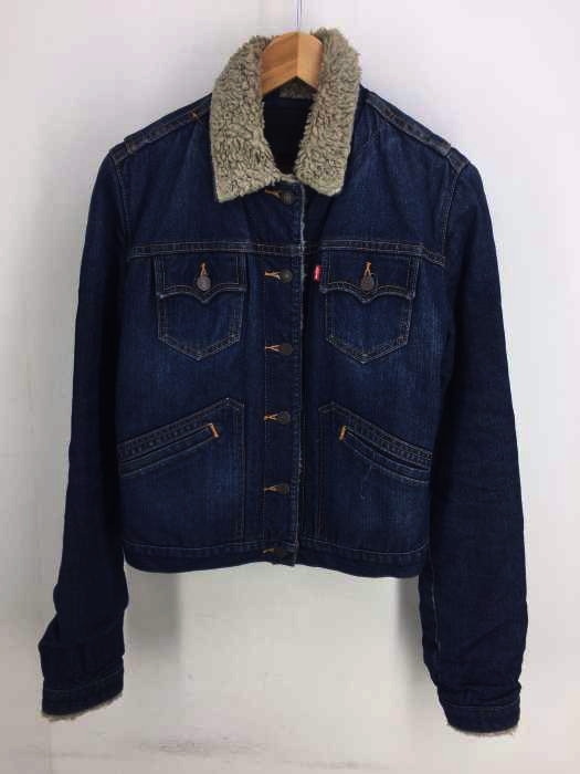 Levis(リーバイス) 裏地キルティング襟ボアデニムカバーオール レディース JPN：S JPN：S