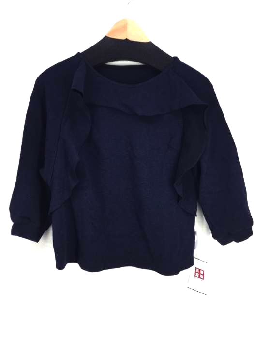 LANVIN en Bleu（ランバンオンブルー） ストレッチフリルカットソー レディース トップス Tシャツ・カットソー