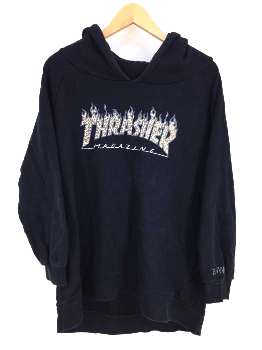 THRASHER(スラッシャー) ビッグロゴプルオーバーパーカー レディース FREE FREE