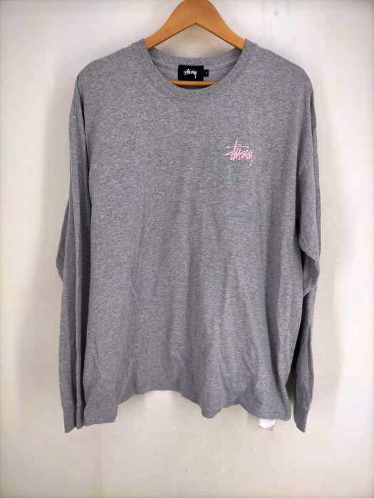 Stussy(ステューシー) ロゴクルーネックオーバーサイズL/S Tシャツ メンズ トップス Tシャツ・カットソー