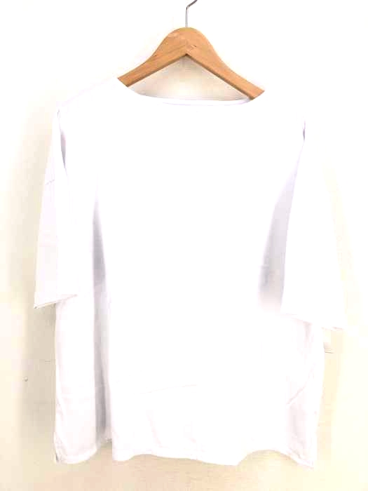 IENA SLOBE(イエナスローブ) ボートネック半袖カットソー レディース トップス Tシャツ・カットソー