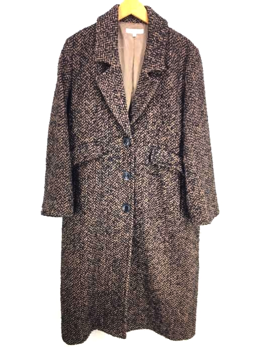 MOUSSY(マウジー) HERRINGBONE OVERSIZED COAT レディース JPN：1 JPN：1