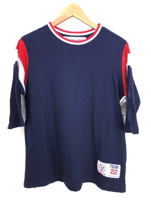 VOTE MAKE NEW CLOTHES(ボートメイクニュークローズ) メッシュ切替カットソー レディース JPN：XS JPN：XS