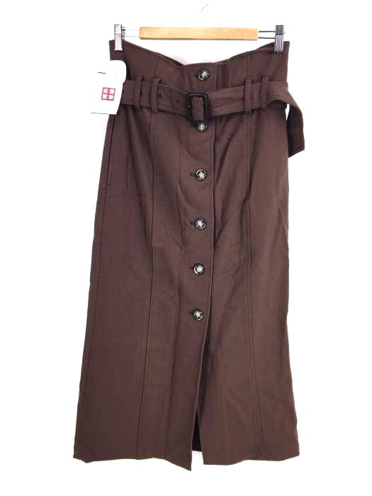 moussy(マウジー) FRONT BUTTON TR LONG SKIRT レディース JPN：1 JPN：1