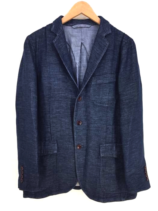 LANDS END(ランズエンド) 3Bデニムテーラードジャケット メンズ JPN：4 JPN：4