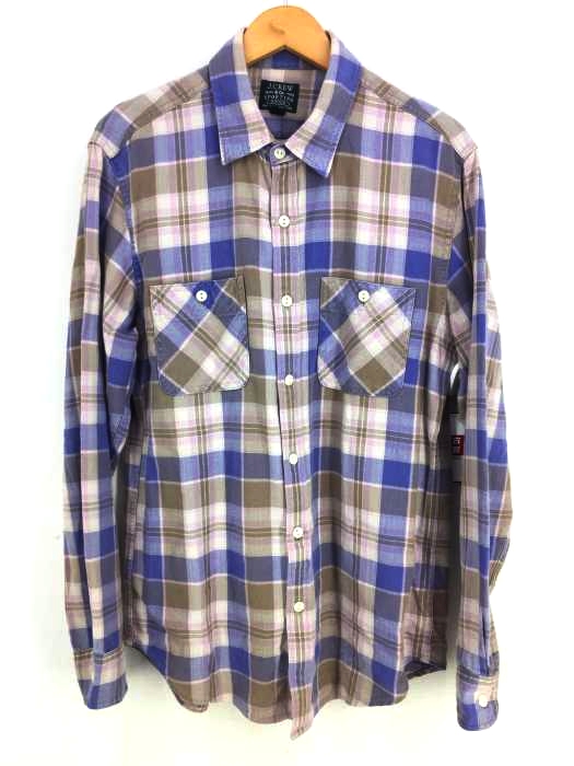 J.CREW(ジェイクルー) 胸ポケットチェックシャツ メンズ import:M import:M