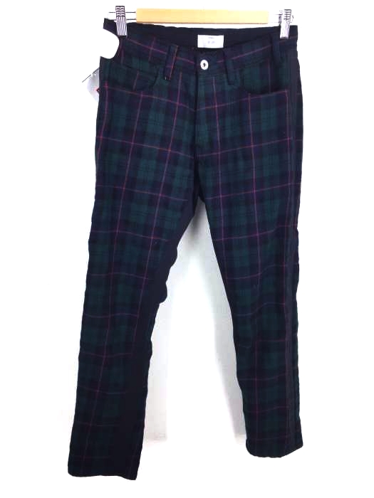 STUDIO SEVEN(スタジオセブン) サイドロゴ チェック柄 PLAID PANTS メンズ パンツ その他パンツ