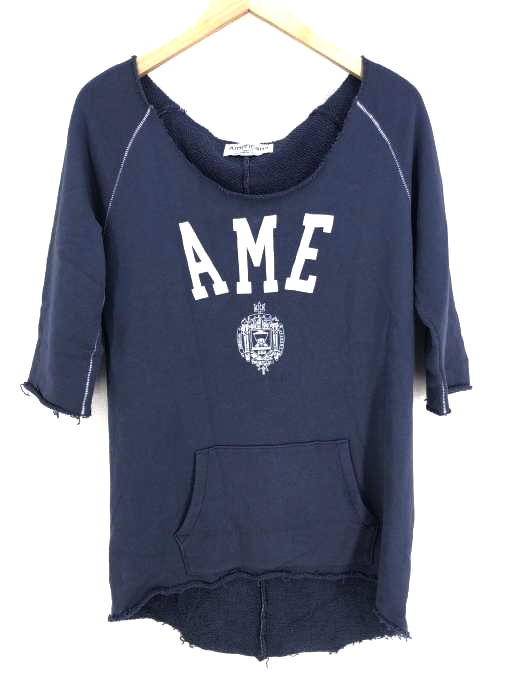 AMERICANA アメリカーナ ５分袖スウェット  アメリカーナ AMERICANA アパルトモン別注プリント 5分丈スウェット L