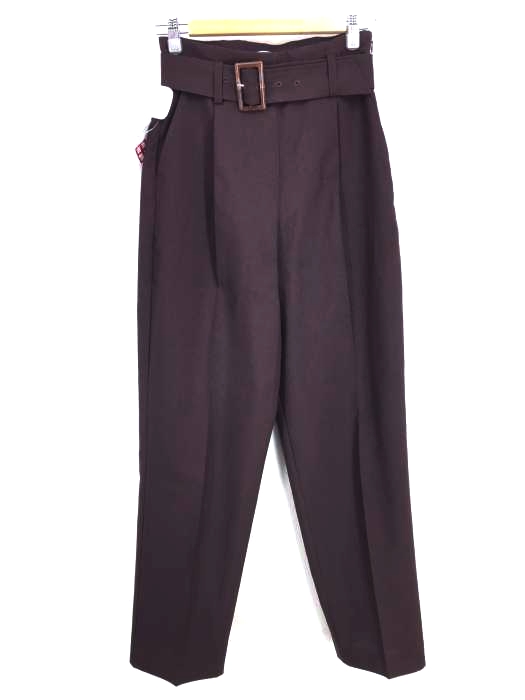 MOUSSY(マウジー) WAIST BELT TUXEDO PANTS レディース JPN:2