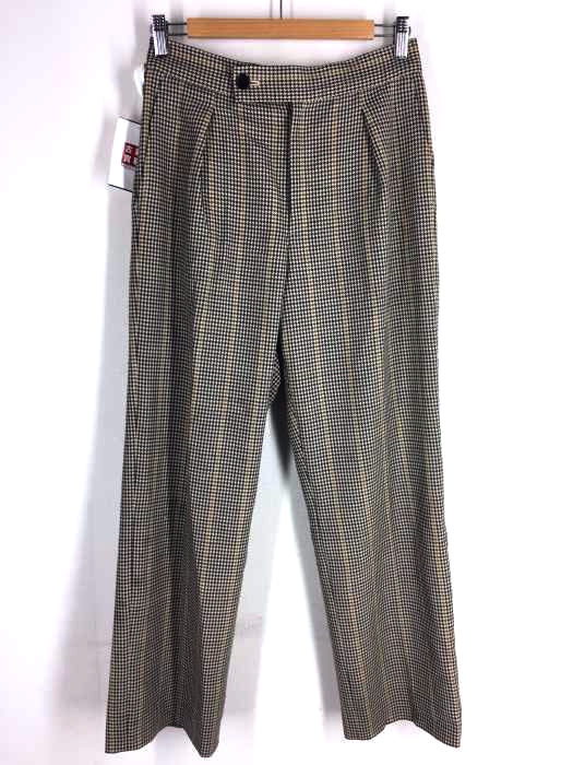 Spick and Span(スピックアンドスパン) 千鳥格子柄 スラックスワイドパンツ レディース JPN：38 JPN：38