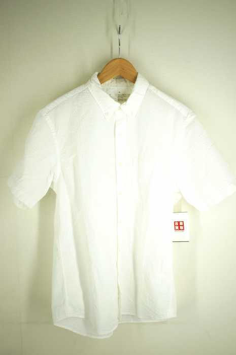 MUJI （無印良品） 半袖シアサッカーシャツ メンズ トップス カジュアルシャツ